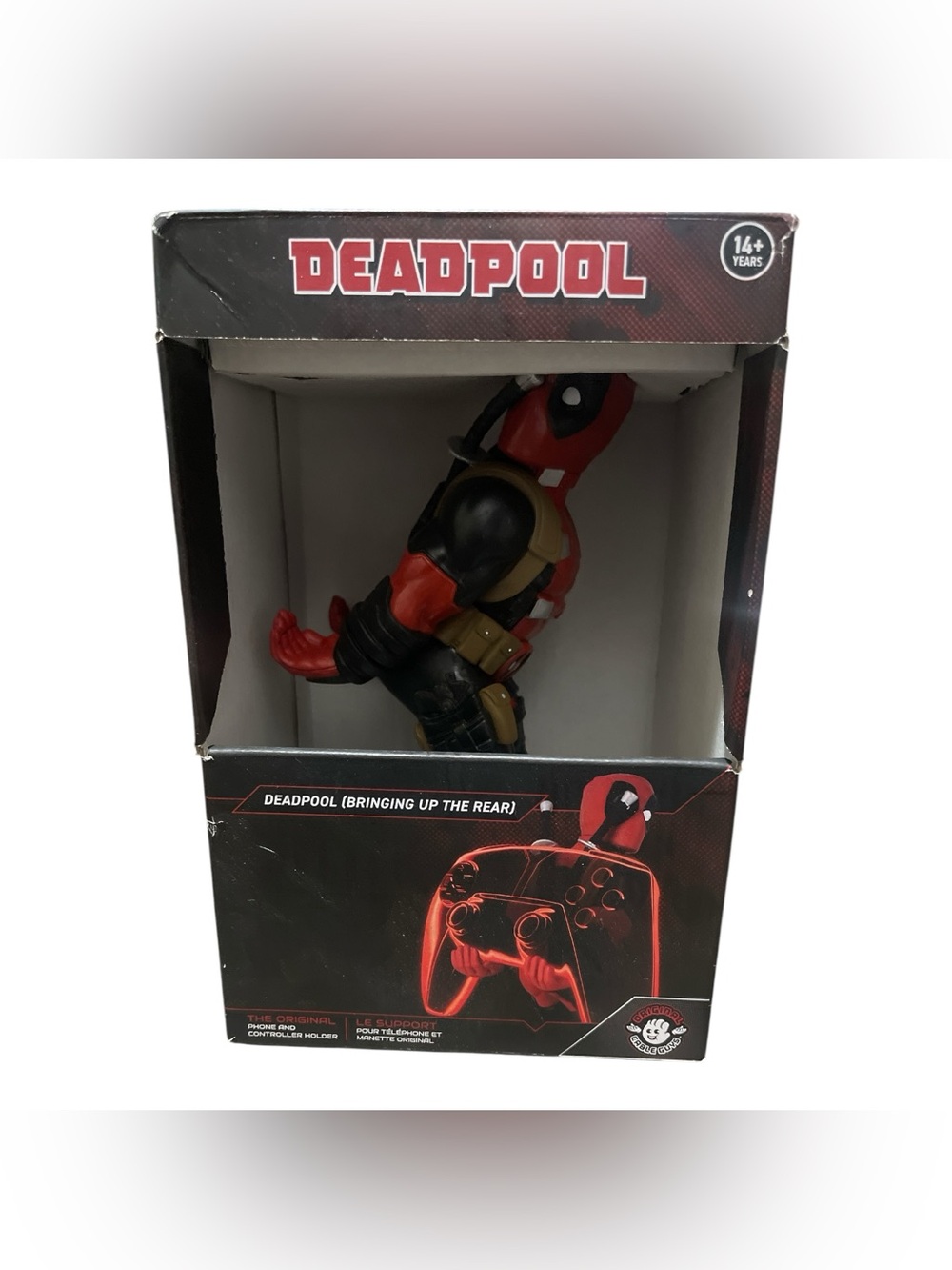 Marvel Deadpool "Bringing Up the Rear" Cable Guy Controller & Phone Stand (NIB)